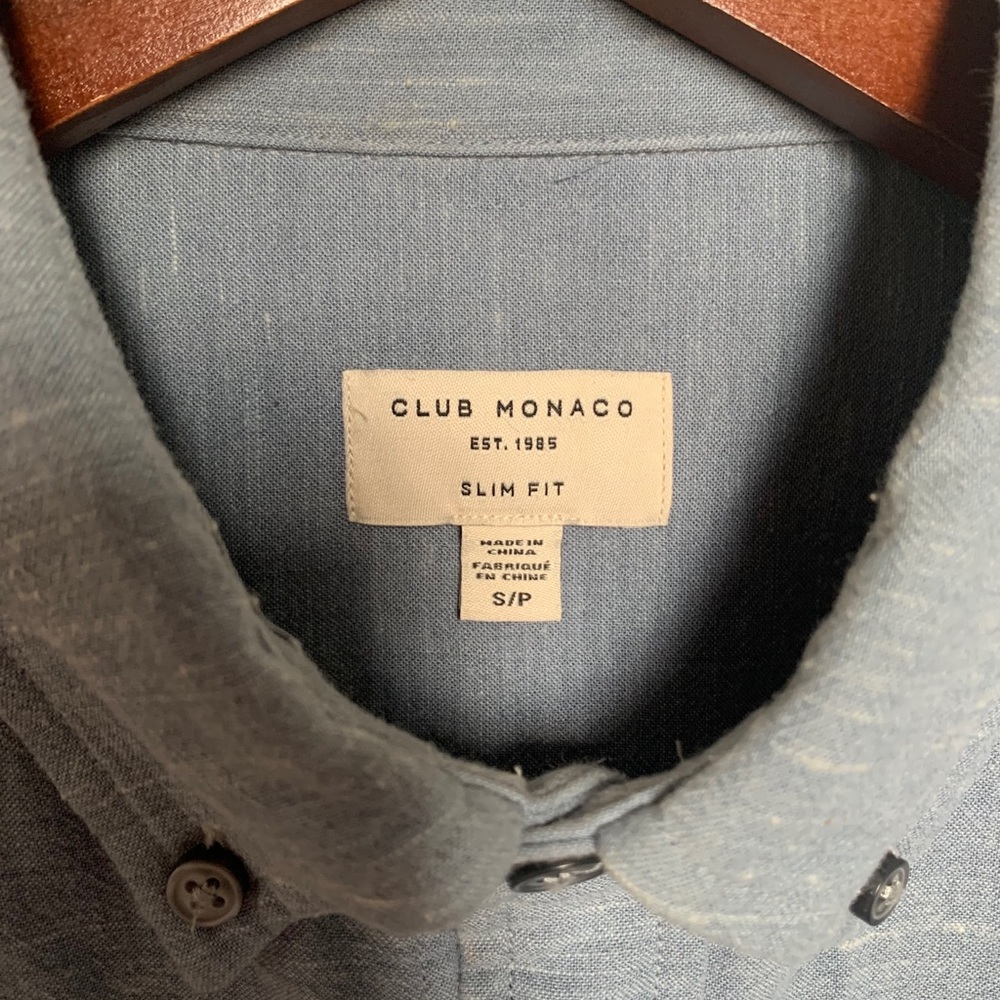 Club Monaco double layer button down